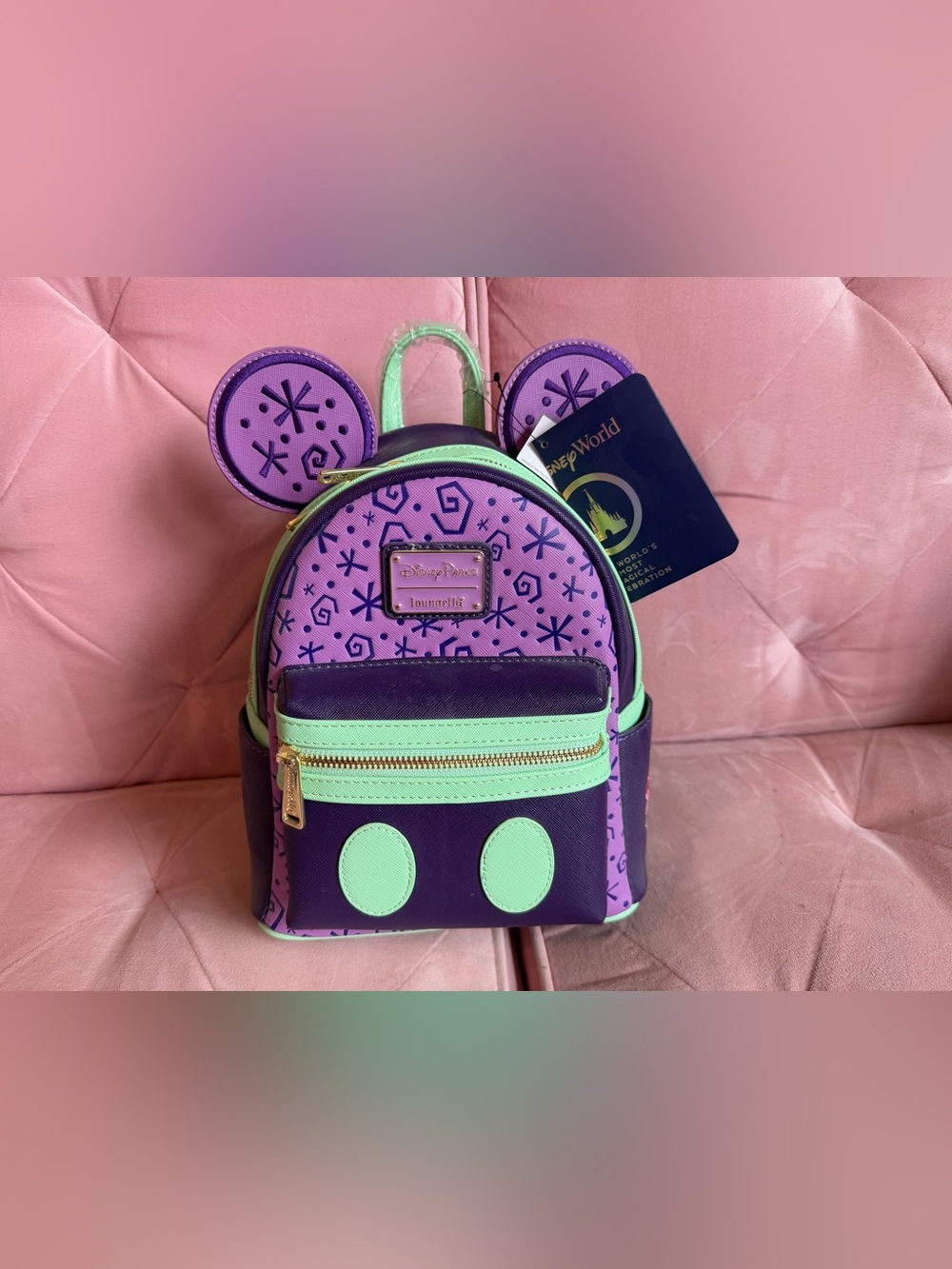 NWT Disney parks Loungefly MMMA Mickey Tea Cups backpack!